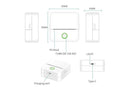 Thermal Mini Printer Mini Pocket Wireless Thermal Printer Bluetooth Photo Inkless Sticker Printer Compatible with iOS&Android - White