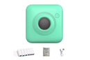 Mini Portable Label Printer Wireless Bluetooth Thermal Printer for Labels Boarding Pass Notes Photos - Green