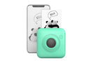 Mini Portable Label Printer Wireless Bluetooth Thermal Printer for Labels Boarding Pass Notes Photos - Green