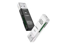 2 In 1 USB 3.0 Card Memory Reader High Speed SD SDHC SDXC Micro Writer Adapter - Black
