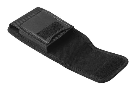 2Pcs Universal Black Oxford Cloth Phone Waist Pouch with Belt Clip and Card Holder Compatible with Most Smartphones - L