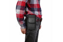 2Pcs Universal Black Oxford Cloth Phone Waist Pouch with Belt Clip and Card Holder Compatible with Most Smartphones - 2XL
