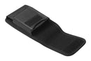 2Pcs Universal Black Oxford Cloth Phone Waist Pouch with Belt Clip and Card Holder Compatible with Most Smartphones - 2XL