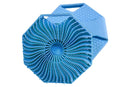 Silicone Body Cleansing Brush Shower Scrubber Gentle Exfoliating and Massage for all Kinds of Skin -Blue