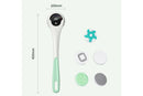 Electric Back Scrubber Body Brush Exfoliating Bath Brush for Shower - Green