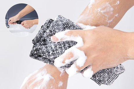 Back Scrubber for Shower Exfoliating Body Scrubber Bath Towel Shower Back Washer Scrub Wash Cloth Exfoliating Washcloth Towel for Men Women