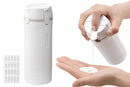 4 in 1 Travel Dispenser with 30ml Travel Bottles Travel Bottles for Shampoo Lotion - White