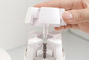 4 in 1 Travel Dispenser with 30ml Travel Bottles Travel Bottles for Shampoo Lotion - White