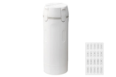 4 in 1 Travel Dispenser with 30ml Travel Bottles Travel Bottles for Shampoo Lotion - White