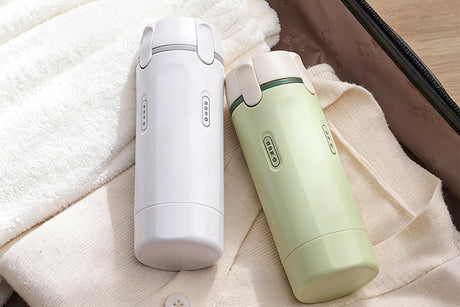 4 in 1 Travel Dispenser with 30ml Travel Bottles Travel Bottles for Shampoo Lotion - Green