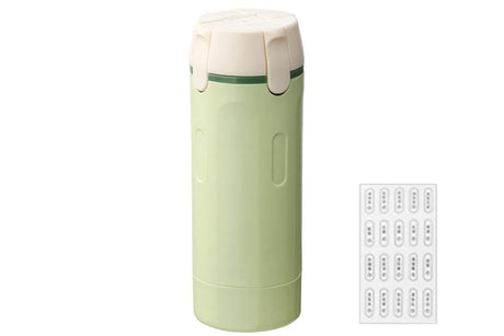 4 in 1 Travel Dispenser with 30ml Travel Bottles Travel Bottles for Shampoo Lotion - Green