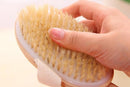 2 Pieces Long Handle Back Shower Brush with Detachable Hand Strap