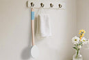 Back and Foot Lotion Applicator with 4 Replacement Pads Sunscreen Applicator Tool - White