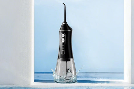 Water Dental Flosser Pick for Teeth 5 Modes Cordless Portable 320ML Larger Tank Water Teeth Cleaner IPX7 Waterproof Flossing Cleaning Picks for Home Travel