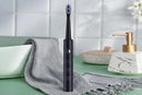 Electric Toothbrush for Adults Powerful Sonic Toothbrush 6 Modes with 4 Replacement Brush Heads - Black