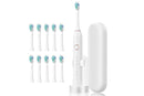 22000 VPM Electric Toothbrush for Adults with 10 Brush Heads and 6 Modes Toothbrush Sets - White