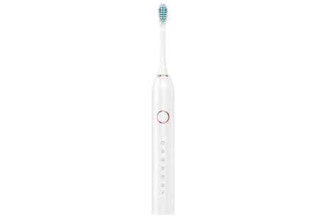 22000 VPM Electric Toothbrush for Adults with 10 Brush Heads and 6 Modes Toothbrush Sets - White