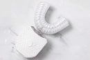 Rechargeable U-Shaped Electric Toothbrush Set for Daily Oral Care - White
