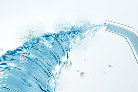 Cordless Portable Electric Water Flosser Teeth Cleaner Floss Irrigator With 4 Jet Tips - Pink