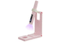 Portable Touch Nail Lamp - Cordless Mini LED Gel Curing UV Light with Timer - Pink