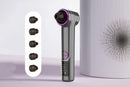 Blackhead Remover Pore Vacuum with Hot Compress 5 Probes for Women Men - Gray