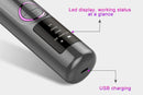 Blackhead Remover Pore Vacuum with Hot Compress 5 Probes for Women Men - Gray