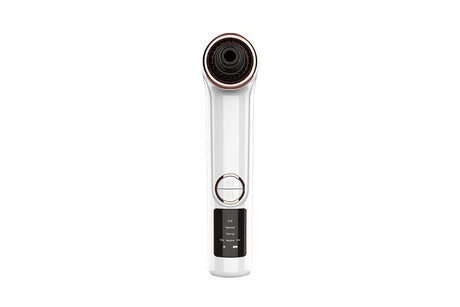 Blackhead Remover Pore Vacuum with Hot Compress 5 Probes for Women Men - White
