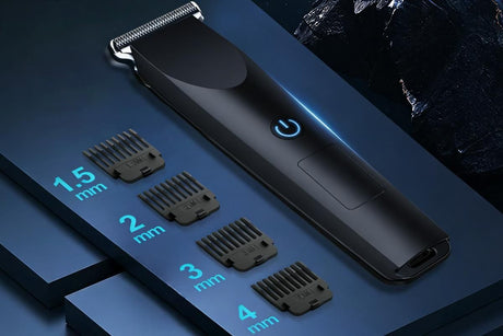 Cordless Hair Clippers for Men Trimmers Set with 4 Guide Combs Rechargeable - White