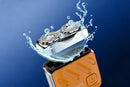 Mini Portable Electric Shaver for Men Wet Dry Waterproof Rechargeable Long Battery Life - Orange