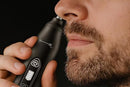 3-in-1 Electric Shaver Nose Hair Trimmer for Face Body Bikini Underarm and Legs - Black