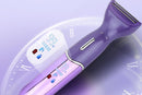 6-in-1 Women Electric Shaver Replaceable Heads for Whole Body Private Epilator Shaving Razor - Purple