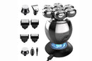 5 in 1 Men Electric Shaver 7 Blades Waterproof Facial Hair Grooming Kit