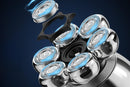 5 in 1 Men Electric Shaver 7 Blades Waterproof Facial Hair Grooming Kit