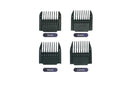 Hair Clippers for Men Professional Cordless Barber Clippers Cutting Mens Hair Trimmer with 4 Guards Mens Cutting Kit -Grey