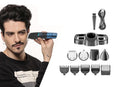 Electric Razor Hair Trimmer for Men 5 in 1 Beard Trimmer Washable Hair Clippers Mens Grooming Kit for Nose Mustache Body Facial