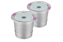 2 PCS Stainless Steel Coffee Filter Pods Compatible With Keurig 1.0 2.0 Reusable K Cups