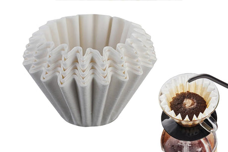50Pcs Coffee Paper Filters -White