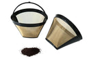 Stainless Steel Reusable Cone Shape Permanent Coffee Filter Mesh Basket 1pc