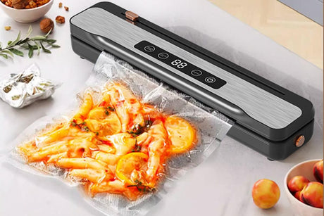 Wet And Dry Dual Use Food Vacuum Sealer Machine With Cutter Device