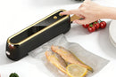 Mini Vacuum Sealer Machine Cordless Food Vacuum Sealer for Freezer Storage Meal Prep - Black