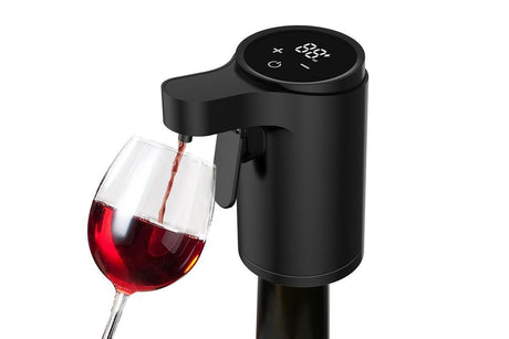 Smart Touch Screen Electric Wine Spirit Dispenser - White