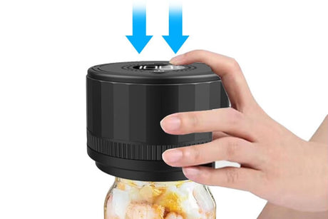 Electric Mason Jar Vacuum Sealer Kit for Food Storage and Preservation