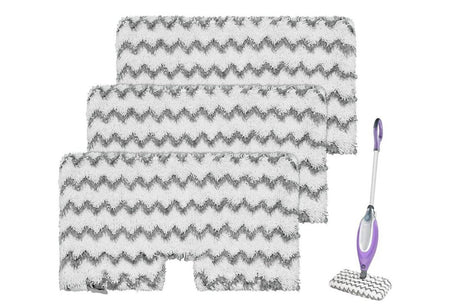 3 Pack Replacement Mop Pads for Shark Steam Pocket S3501 S3550 S3601 Washable