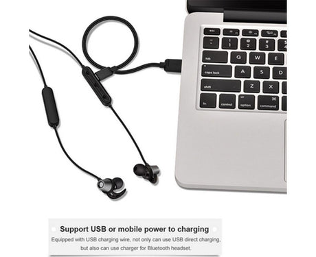 Bluetooth In-Ear Headphones - Stereo Sound - Wireless Sports Earbuds with 8-10 Hours Playtime