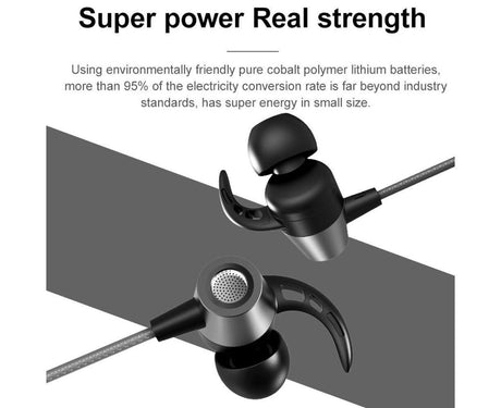 Bluetooth In-Ear Headphones - Stereo Sound - Wireless Sports Earbuds with 8-10 Hours Playtime