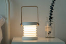 LED Desk Lamp for Office Home Wireless Reading Lamp Dimmable Foldable LED Night Light Portable Camping Flashlight Table Lamp -Grey
