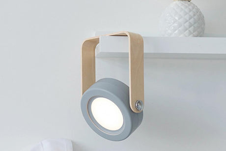 LED Desk Lamp for Office Home Wireless Reading Lamp Dimmable Foldable LED Night Light Portable Camping Flashlight Table Lamp -Grey