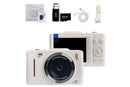 Digital Camera 4K Vlogging Camera for Photography with 32GB Card 48MP Portable Digital Camera with 16X Zoom - White