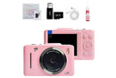 Digital Camera 4K Vlogging Camera for Photography with 32GB Card 48MP Portable Digital Camera with 16X Zoom - White