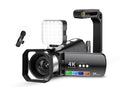 4K Video Camera Camcorder 64MP Vlogging Camera With 28X Digital Zoom for YouTube - Black Pro Version